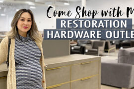 Pro Shopping Tips for Restoration Hardware Outlet – Luxury Furniture Outlet Shopping | Come Shop With Me!