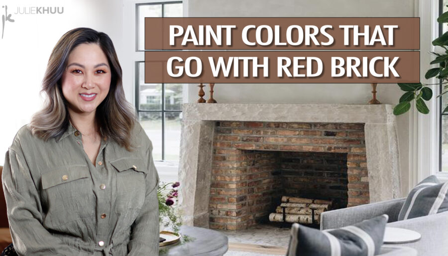 BEST PAINT COLORS to Pair with Natural Red Brick