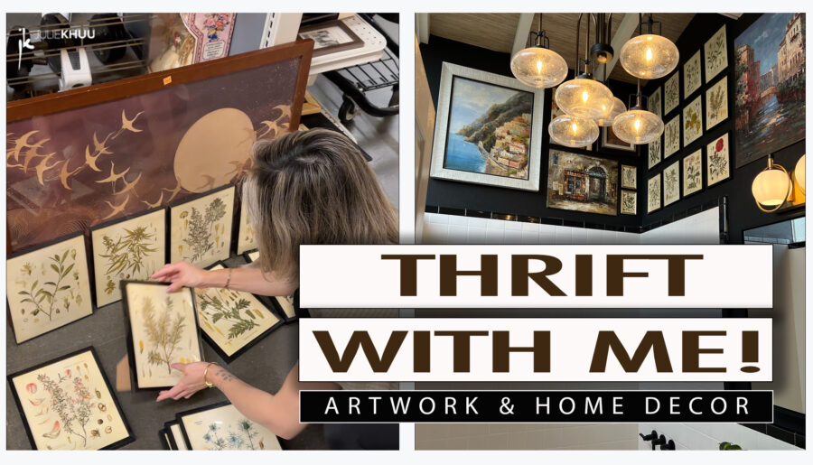 THRIFT WITH ME! Thrifting Artwork and Decor for my Home